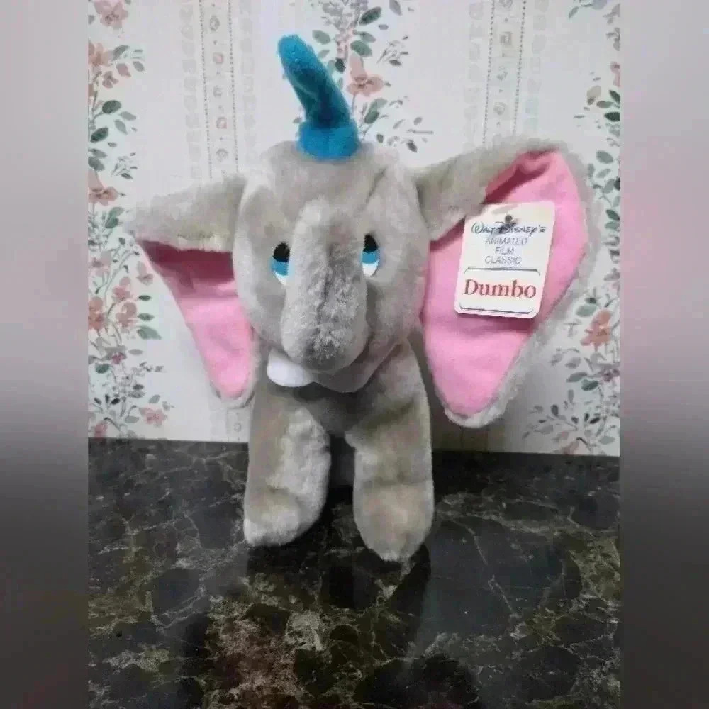 Vintage Walt Disney DUMBO Animated Film Classic PLUSH with Tag Stuffed Animal